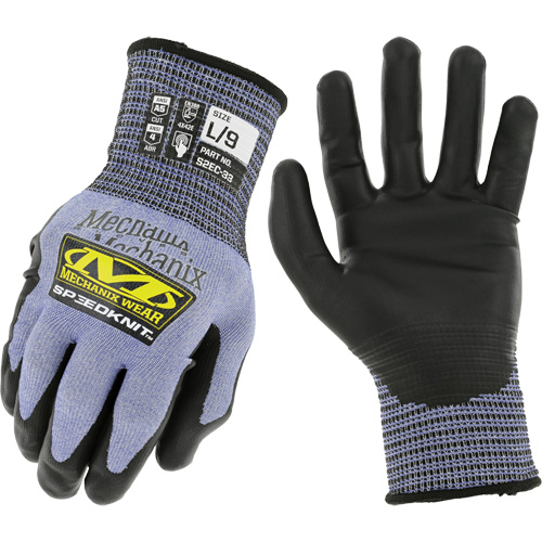 Gants r&eacute;sistants aux coupures SpeeKnit S2EC33, Taille Petit/7, Calibre 18, Rev&ecirc;tement Ur&eacute;thane, Enveloppe en PEHP/Tungst&egrave;ne, ASTM ANSI niveau A5/EN 388 niveau D Southpoint Industrial Supply