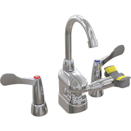 Swing-Activated Faucet/Eyewash with Wristblade Faucet Valves, Sink Mount Installation Southpoint Industrial Supply