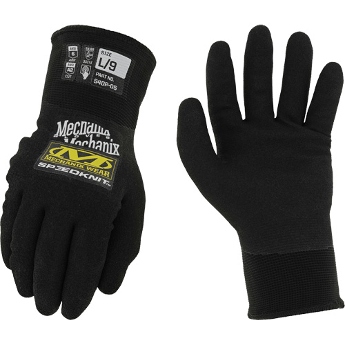 Speedknit Thermal Gloves, Size 7, 15 Gauge, Nitrile Coated, Nylon Shell, ASTM ANSI Level A2 Southpoint Industrial Supply