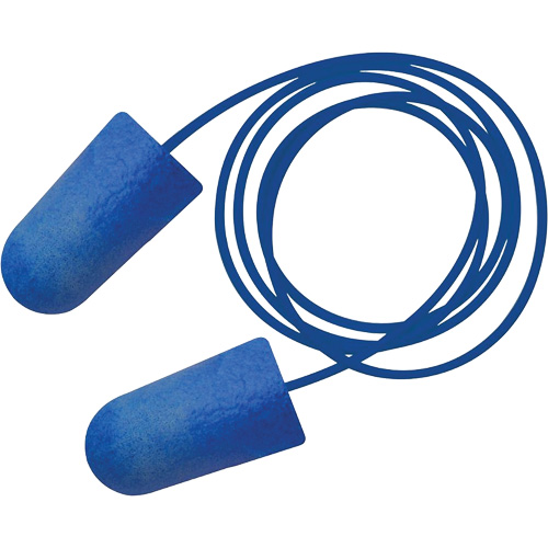 Food Pro Bullet BioSoft BioBased Metal Detectable Earplugs, Corded, One-Size, Bulk - Box, 32 NRR dB Southpoint Industrial Supply