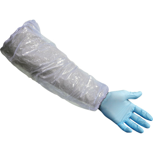 Manchons, Longueur de 16", Poly&eacute;thyl&egrave;ne, Blanc Southpoint Industrial Supply