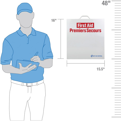 SmartCompliance&reg;  First Aid Cabinet, Meets CSA Z1220-17 Type 2 Low-Risk Environment, Medium (26-50 Workers) Southpoint Industrial Supply
