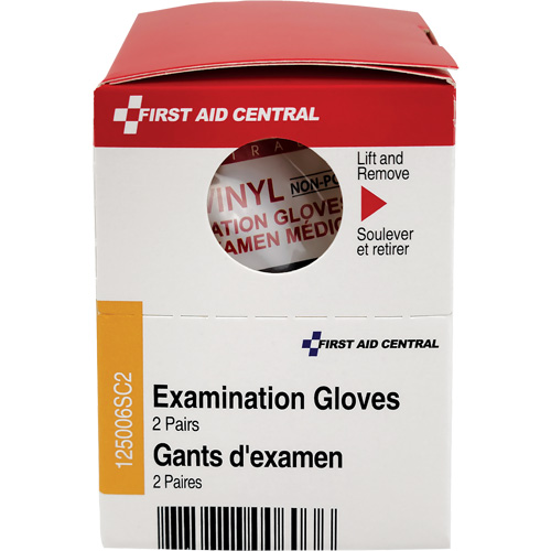 Recharge de gants d'examen SmartCompliance, Vinyle, Sans poudre, Transparent, Classe 2 Southpoint Industrial Supply