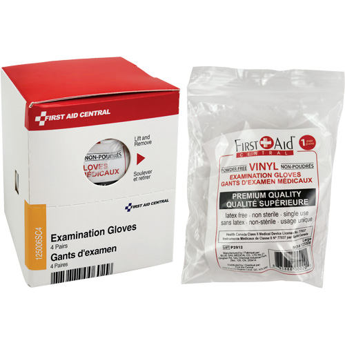 SmartCompliance&reg; Refill Examination Gloves, Vinyl, Powder-Free, Clear, Class 2 Southpoint Industrial Supply
