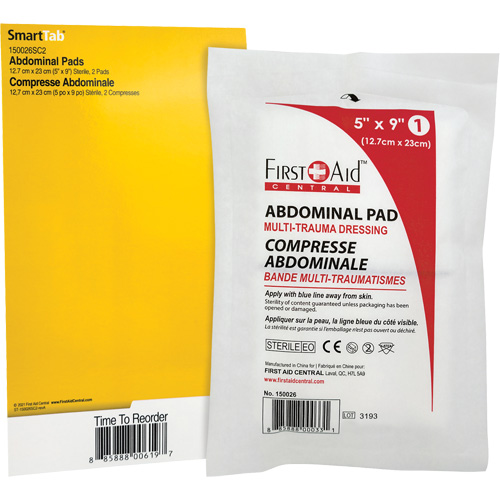 SmartCompliance&reg; Refill Abdominal Trauma Pads Southpoint Industrial Supply