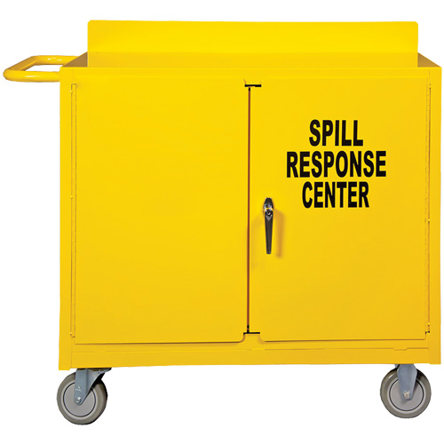 Spill Control Center Cart, 18" L x 38.375" W x 36" H Southpoint Industrial Supply