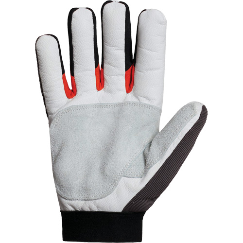 Clutch Gear&reg; Thinsulate Mechanic's Gloves, Grain Goatskin/Split Leather Palm, Size Small/7 Southpoint Industrial Supply
