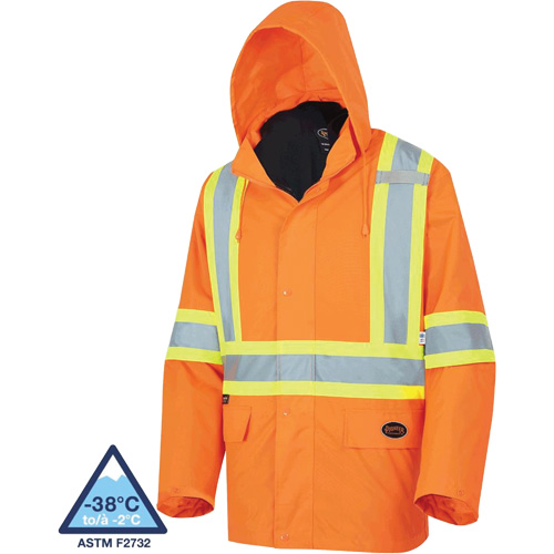 5632 The Rock 3-in-1 Parka, High Visibility Orange, X-Small Southpoint Industrial Supply