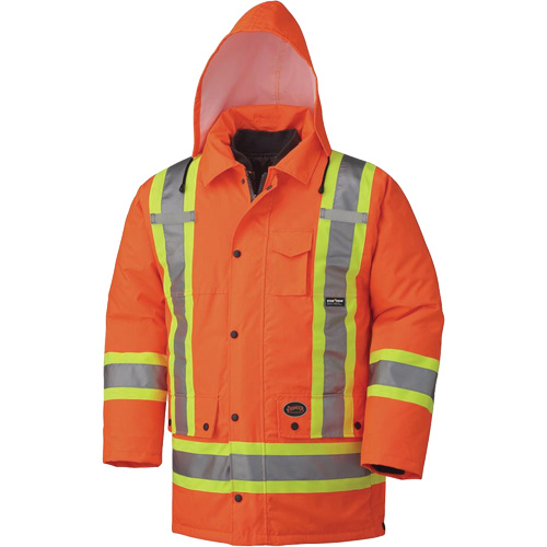 5020 Manteau imperm&eacute;able 7 en 1, Orange haute visibilit&eacute;, Petit Southpoint Industrial Supply