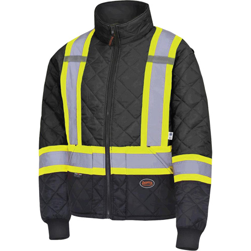 5017 Manteau matelass&eacute; pour cong&eacute;lateur, Polyester, Noir, T-petit Southpoint Industrial Supply