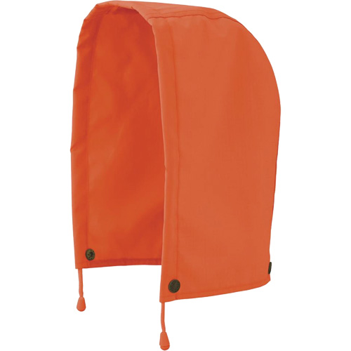 5400H Capuchon de veste de s&eacute;curit&eacute; imperm&eacute;able 300D Trilobal antid&eacute;chirure, Orange haute visibilit&eacute;, Polyester Southpoint Industrial Supply