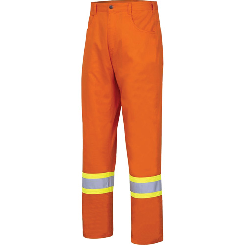 4461 Pantalon de s&eacute;curit&eacute; ultrafrais, Coton, 30, Orange haute visibilit&eacute; Southpoint Industrial Supply