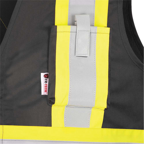 7729 Veste r&eacute;sistante aux arcs &eacute;lectriques FR-Tech, Petit, Noir, 10 cal/cm² Southpoint Industrial Supply