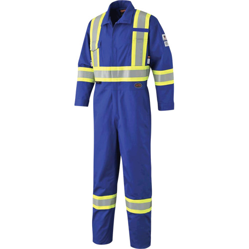 7704 Combinaison &agrave; haute visibilit&eacute; FR-Tech, Taille 42, Bleu royal, 10 cal/cm²/9,7 cal/cm² Southpoint Industrial Supply