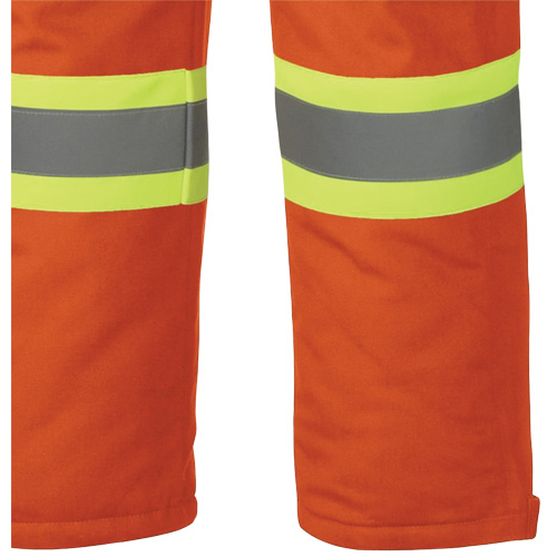 5534A Flame-Resistant Quilted Safety Overalls, Small, Orange Southpoint Industrial Supply