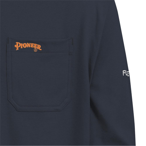 339SFA Flame-Resistant Long-Sleeved Safety Shirt, Small, High Visibility Orange Southpoint Industrial Supply