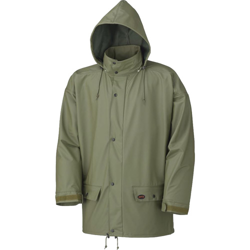 D7000 Veste imperm&eacute;able extensible, Polyur&eacute;thane, T-petit, Vert Southpoint Industrial Supply