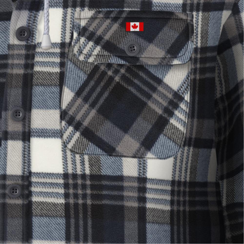 415BG Quilted Hooded Shirt, Men's, X-Small, Multi-Colour Southpoint Industrial Supply