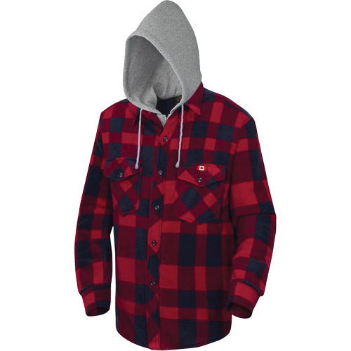415RB Quilted Hooded Shirt, Men's, Small, Multi-Colour Southpoint Industrial Supply