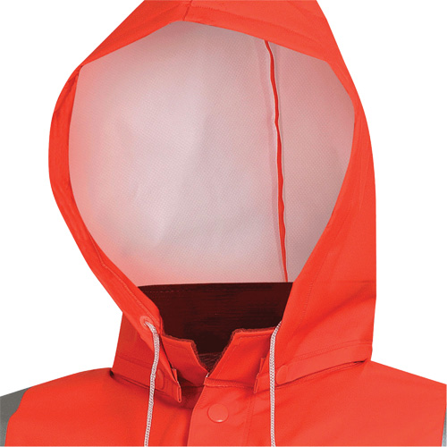 576J Veste de pluie ignifuge haute visibilit&eacute;, Petit, Orange haute visibilit&eacute; Southpoint Industrial Supply