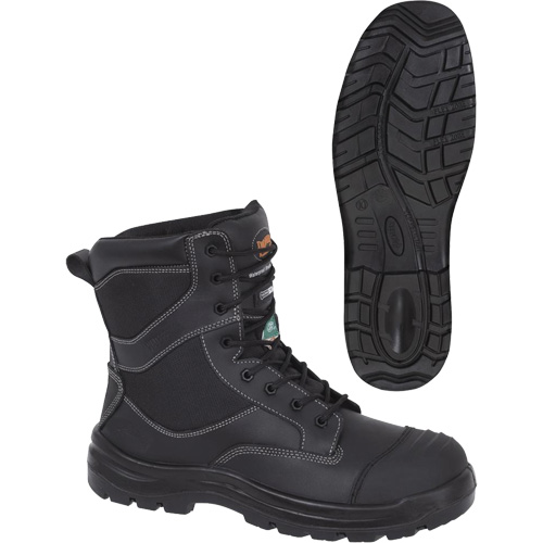 1050 Bottes de s&eacute;curit&eacute; composites noires, Cuir, Taille 14, Imperm&eacute;able Southpoint Industrial Supply