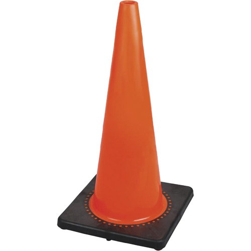 183P Premium Flexible Safety Cone, 28", Orange Southpoint Industrial Supply