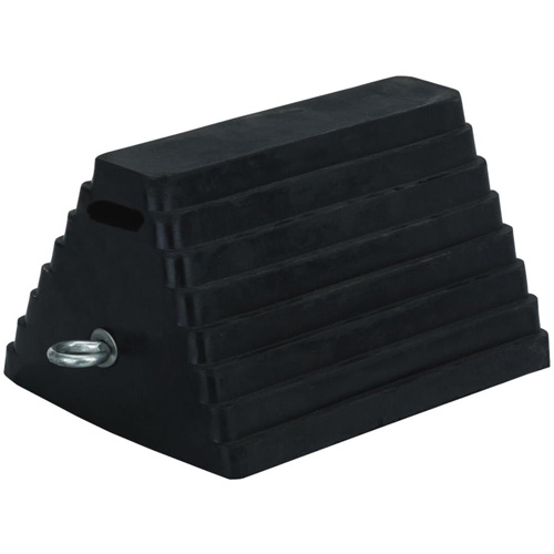 298 Double-Sided Wheel Chock, 6" x 8", Black Southpoint Industrial Supply