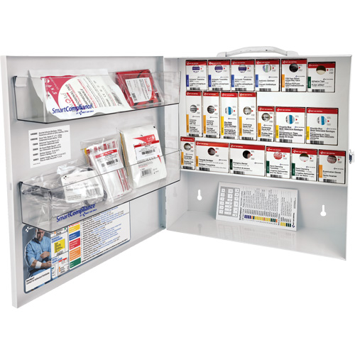 SmartCompliance&reg; First Aid Cabinet, Meets CSA Z1220-17 Type 2 Low-Risk Environment, Small (2-25 Workers) Southpoint Industrial Supply