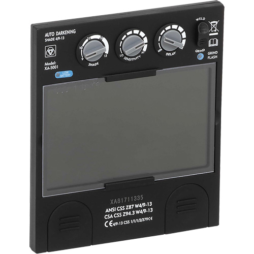 Filtre dobscurcissement automatique large &agrave; intensit&eacute; variable Advantage Plus, 5-1/4" la x 4-1/2" h Champ de vision, Pour utilisation avec S26200 Southpoint Industrial Supply