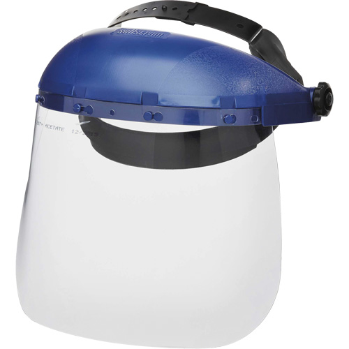 Masque protecteur avec coque simple de la s&eacute;rie 390 Premium, Ac&eacute;tate, Suspension Rochet Southpoint Industrial Supply