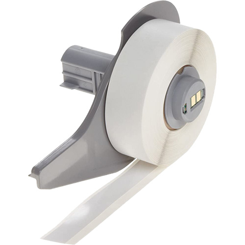 Ruban adh&eacute;sif permanent toutes saisons pour &eacute;tiquettes, Vinyle, Blanc, Largeur de 0,5" Southpoint Industrial Supply