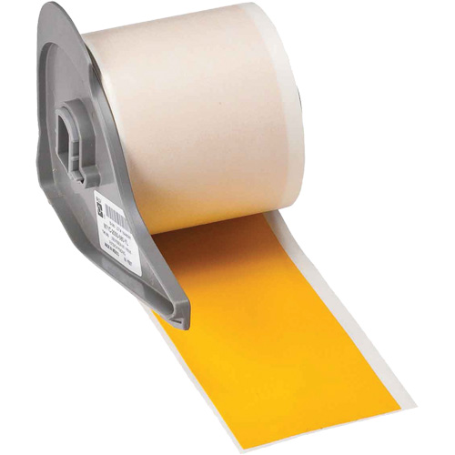 Ruban adh&eacute;sif permanent toutes saisons pour &eacute;tiquettes, Vinyle, Jaune, Largeur de 2" Southpoint Industrial Supply