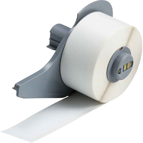 Ruban adh&eacute;sif permanent toutes saisons pour &eacute;tiquettes, Vinyle, Blanc, Largeur de 1" Southpoint Industrial Supply