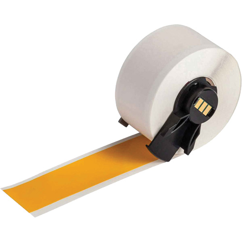 Multi-Purpose Label Tape, Vinyl, Yellow, 1" Width Southpoint Industrial Supply