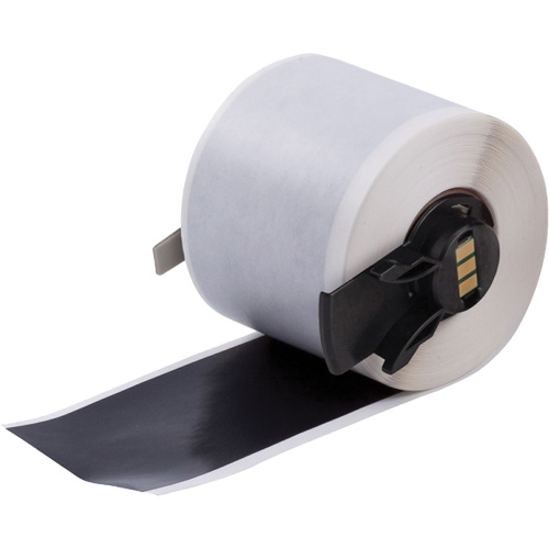 Multi-Purpose Label Tape, Vinyl, Black, 1.9" Width Southpoint Industrial Supply