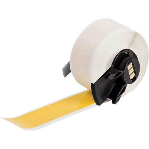 Multi-Purpose Label Tape, Vinyl, Yellow, 1.9" Width Southpoint Industrial Supply