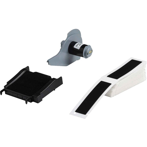 Raised Panel Labels, Polyester, 1" L x 4" H, Black Southpoint Industrial Supply