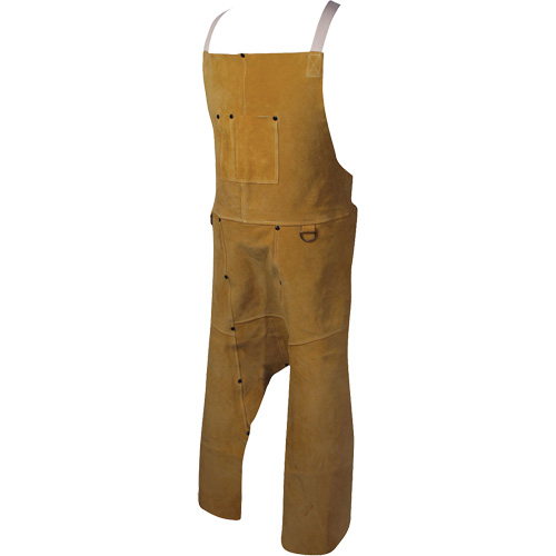 Caiman&reg; Boarhide Apron, Split-Leg Bib, 42" L, Brown Southpoint Industrial Supply