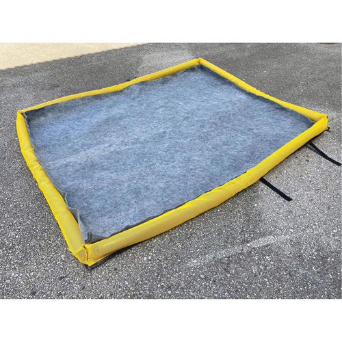 Medium Ultra-Filter Pad, 1.5 US Gal. Capacity, 3.5' W x 2.5' L x 3" H, Foam Wall Southpoint Industrial Supply