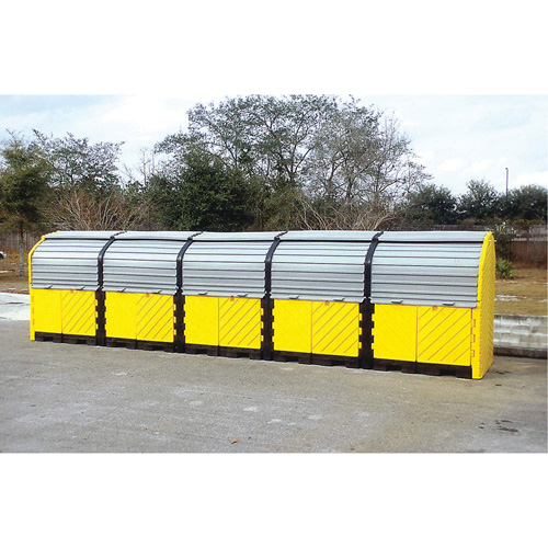 P20 Plus Ultra-Hard Top Spill Pallets avec drain, 312" lo x 79" la x 62" h, Capacit&eacute; de charge 9000 lb Southpoint Industrial Supply