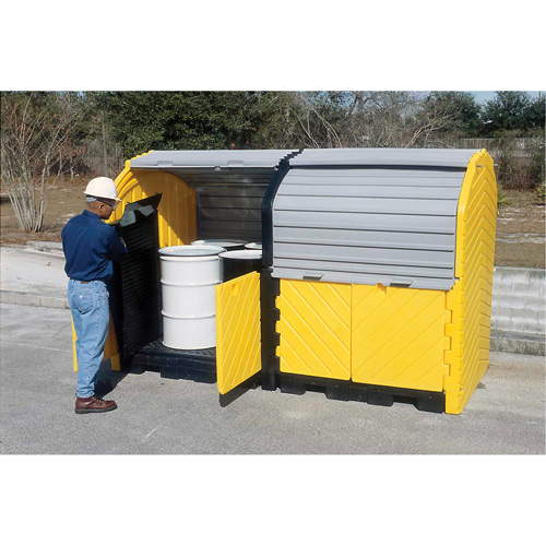 Kit dextension avec drain pour Ultra-Hard Top Spill Pallets, 64" lo x 79" la x 62" h, Capacit&eacute; de charge 9000 lb Southpoint Industrial Supply