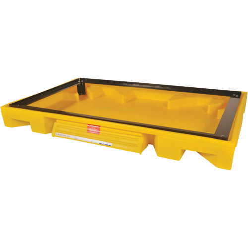 Double Drum Ultra-Safety Cabinet Bladder System&reg;, 63" L x 38.5" W x 6.3" H, 3000 lbs. Load Capacity Southpoint Industrial Supply