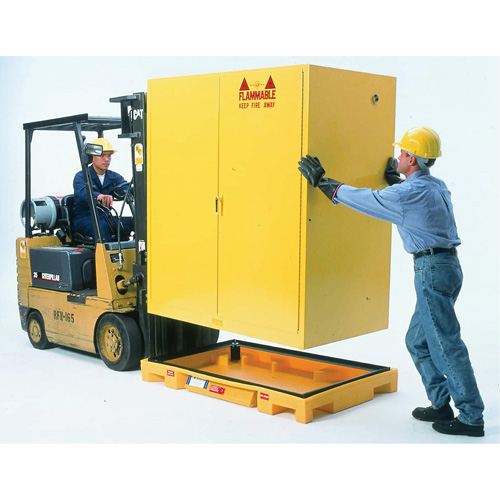 Double Drum Ultra-Safety Cabinet Bladder System&reg;, 63" L x 38.5" W x 6.3" H, 3000 lbs. Load Capacity Southpoint Industrial Supply