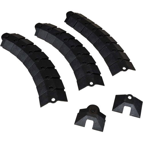 Large Ultra-Sidewinder Cable Protection System&reg; with Endcaps, 34" x 13.6" x 2.1", 260 lbs. (0.13 tons) Southpoint Industrial Supply