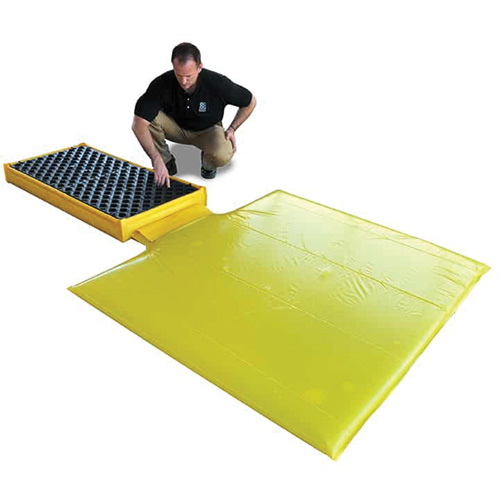 Ultra-Spill Deck flexible, 2 barils, Capacit&eacute; de d&eacute;versement 11 gal. US, 48" x 24" x 2,5" Southpoint Industrial Supply