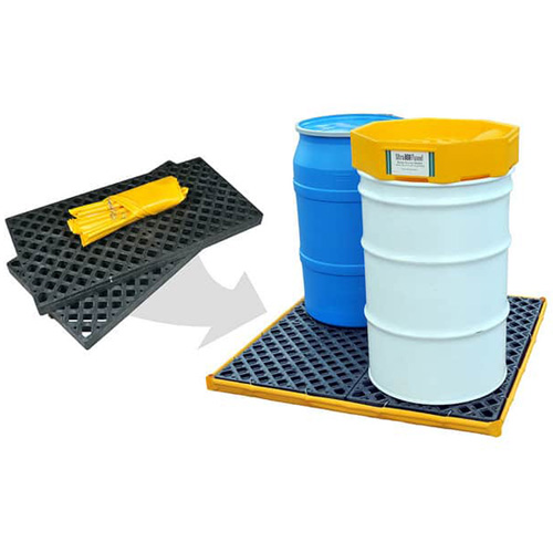 Ultra-Spill Deck flexible, &agrave; vessie, 4 barils, Capacit&eacute; de d&eacute;versement 110 gal. US, 51" x 48" x 5" Southpoint Industrial Supply