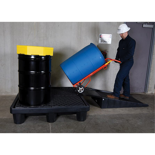 4-Drum Economy Ultra-Spill Pallet&reg;, 66 US gal. Spill Capacity, 53" x 53" x 11.8" Southpoint Industrial Supply