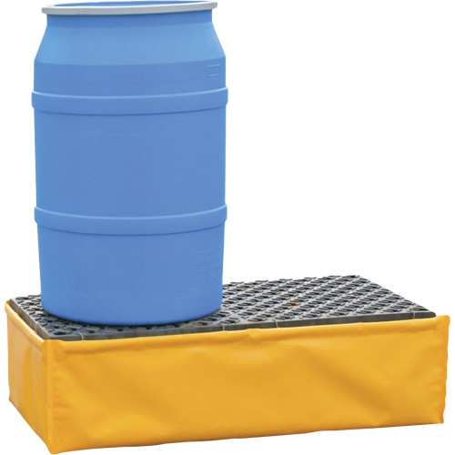 Ultra-Spill Pallet flexible, 2 barils, Capacit&eacute; de d&eacute;versement 66 gal. US, 48" x 24" x 14" Southpoint Industrial Supply