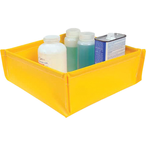Flexible Ultra-Utility Tray&reg;, 12" L x 12" W x 4.8" H, 1.5 US Gal. Spill Capacity Southpoint Industrial Supply