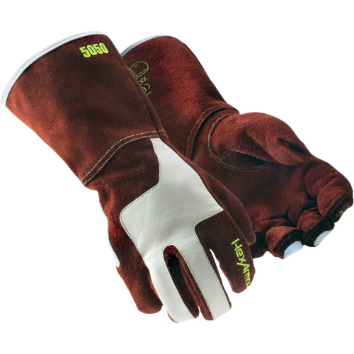 Gants de soudage HeatArmor 5050, Cuir de vache refendu, Taille Petit/7 Southpoint Industrial Supply